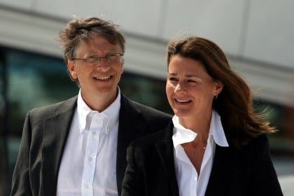 Bill et Melinda Gates credit wikipedia.org